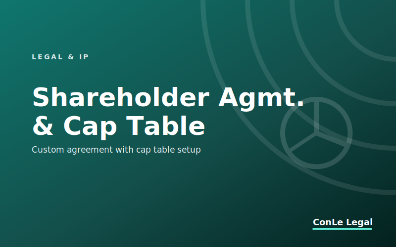 Shareholder Agreement & Cap Table